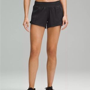 Black Lululemon Hotty Hot Shorts
